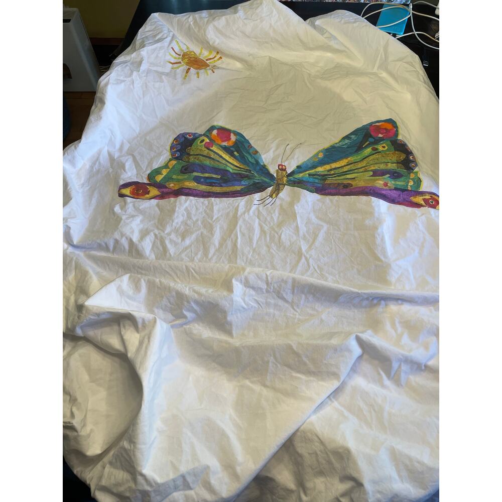 Eric Carle Very Hungry Caterpillar Fitted Crib Baby Sheet Pottery Barn Kids